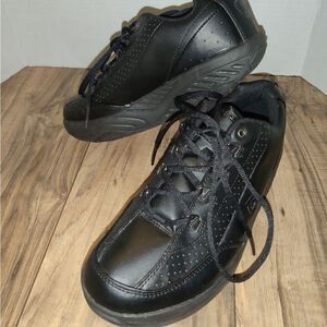 TheraShoe TS Toning Walking Shoes Black Womens size 10M Karmelle